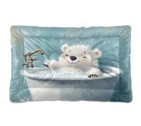 tplaotee Cute Polar Bear Retro Bathtub Washable Dog Bed Mat Non-Slip Soft Comfortable Dog Cat Bed for Medium/Large Dogs 36" x 24"