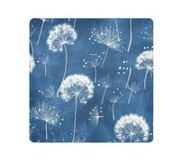 tplaotee Dandelion glory blue Magic Self-Adhesive Make Up Bag Pouchs Cloth Makeup Organizer Wrap Camera Lens Cloth Wrapper For Organization Size 21.7x21.7in