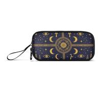 tplaotee Egyptian Anubis Scorpion Gold Purple Mystic Pencil Bag Pen Case Pencil Case for Middle School