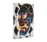 tplaotee Evil monsters Japanese leather wallets for women slim With ID Window RFID Blocking credit card case for Men and Women