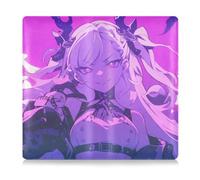 tplaotee Evil Purple Anime Pu Leather Auto Registration Insurance & ID Card Holder Document Wallet for ID, Driver's License, Key Contact Information Cards