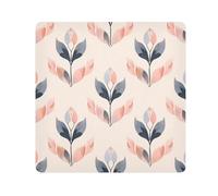 tplaotee flowers beige simple minimalist Self Adhesive Makeup Holders Cloth Organizer Wrap Camera Lens Cloth Wrapper For Organization Size 21.7x21.7in