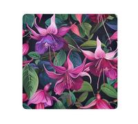 tplaotee Fuchsia flowers Magic Makeup Travel Case Cloth Makeup Bag Organizer Wrap Camera Lens Cloth Wrapper Organizer Bags For Women Size 21.7x21.7in