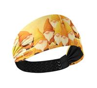 tplaotee Funny Gnomes Honey Bee Happy no slip fashion headbands Stretchy sweatbands for Workouts Workouts hiking hiking