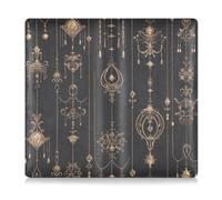 tplaotee Gothic Black Gold Chain Pu Leather Toursuit car registration and insurance card holder Document Wallet for any Car, Truck, Motorcycle, Trailer or Boat