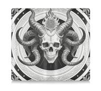 tplaotee Gothic Black medusae Skull Premium Leather Car Registration and Insurance Holder Car Essentials for Driver License, Cards & Essential Documents