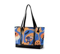 tplaotee Halloween Orange ghosts Pumpkin modern laptop bag with zipper work bags for work with diaper bolso para laptop