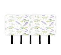 tplaotee Lavender Olive Soft Color Keys Holder on Wall with Mail Organizer & 5 Self-Adhesive Hanging Decorative Wall Hook for Home Improvement Entryway Doorway