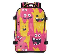 tplaotee Lightweight Women Backpack Cartoon Cute Monsters