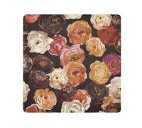 tplaotee Love floral Anime Chocolate Self-Adhesive Makeup Travel Bag Cloth Travel Organizer Wrap Camera Lens Cloth Wrapper For Organization Size 21.7x21.7in