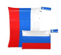 tplaotee Mess-Proof Wet Swimsuit Bag 2 Pack Flag Slovene Nation