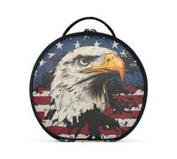 tplaotee National Vietnam War Veterans war bird Cosmetic Bag Vertical Free-Standing Large Makeup Bags For Women with adjustable dividers 11 IN