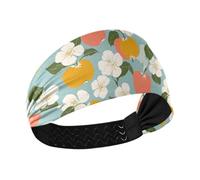 tplaotee Naughty Paradise fruit Light Green no slip gym headbands for women Stretchy head bands for women for Running Running basketball basketball