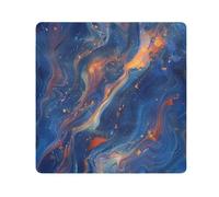 tplaotee navy blue gold ink style marble texture Magic Makeup Travel Bag Cloth Travel Bag Organizer Wrap Camera Lens Cloth Wrapper Makeup For Women Size 21.7x21.7in