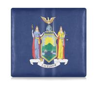 tplaotee New York New Yorker Ny Flag Blue Premium Leather Auto Registration Insurance & ID Card Holder Essential Wallet Case for Driver Auto Owners Trailer Motorcycle Boat