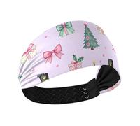 tplaotee Pastel Pink & Green Nutcracker Rat King Christmas Cooling hair headbands for women Elastic sweatband for Athletic Sports Athletic Sports hiking hiking