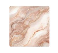 tplaotee Rose gold with irregular marble texture Magic Sticker Travel Cosmetic Bag Cloth Travel Bag Organizer Wrap Camera Lens Cloth Wrapper For Organization Size 21.7x21.7in