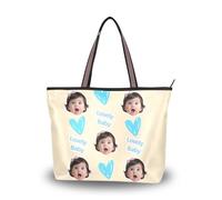 tplaotee silk fabric zippered straps for handbags convenient Customized picture on handbags for women trendy (senario) Size15.7 x 11.4 Blanched Almond Solid Color Pure Plain