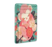 tplaotee Spring Color Cute Monkey leather men wallet slim With ID Window RFID Blocking wallet inserts for credit cards for Men and Women