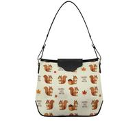 tplaotee Summer Red Strawberry Flowers and Bees Shoulder Bag Womens Purses and Handbags Detachable Straps for Work Travel, Cute Squirrel Lives Matter, One Size