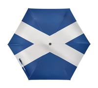 tplaotee UV50+ Scotland Flag Scottish National Blue compact umbrella under the sun with patterned case umbrellas for rain heavy auto open sombrillas de lluvia