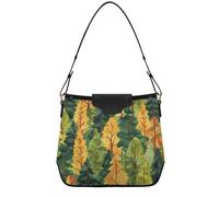 tplaotee White Background with The Letters have A Nice Day. Shoulder Bag for Women Ladies Purses with Removable Straps for, Forests Green Yellow Safaris, One Size