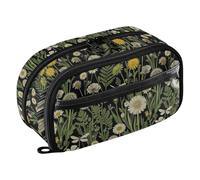 tplaotee Wildflowers Daisy Flowers Dandelion Easy To Organize Stationery Organizer durables Pen Carrying Case? for College Student Teen Adults