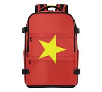 tplaotee Work Backpack Woman Lightweight Computer Backpack For Men Travel Essentials for Travel Business Casual or College 20L Flag Of Vietnam