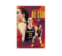 TPLLPK Caitlin Clark All Star Wnba Poster Basketball Poster Decorative Painting Canvas Wall Posters And Art Picture Print Modern Family Bedroom Decor Posters 24x36inch(60x90cm)