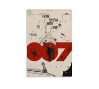 TPLLPK From Russia with Love 007 Poster Poster Decorative Painting Canvas Wall Posters And Art Picture Print Modern Family Bedroom Decor Posters 08x12inch(20x30cm)
