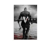 TPLLPK Vikings Ragnar Lothbrok Poster Decorative Painting Canvas Wall Posters And Art Picture Print Modern Family Bedroom Decor Posters 08x12inch(20x30cm)