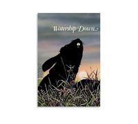 TPLLPK Watership Down Film Poster Vintage Movie Poster Poster Decorative Painting Canvas Wall Posters And Art Picture Print Modern Family Bedroom Decor Posters 20x30inch(50x75cm)