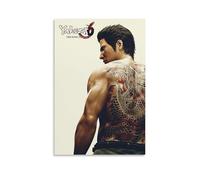 TPLLPK Yakuza 6 Poster Decorative Painting Canvas Wall Posters And Art Picture Print Modern Family Bedroom Decor Posters 12x18inch(30x45cm)
