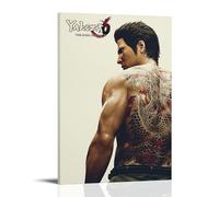 TPLLPK Yakuza 6 Poster Decorative Painting Canvas Wall Posters And Art Picture Print Modern Family Bedroom Decor Posters 08x12inch(20x30cm)