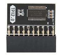TPM 2.0 Encryption Security Module, 20-pin 2 * 10P TPM Remote Card Standalone Crypto Processor 2.54mm Pitch Key Module Standalone Crypto Processor for Win11