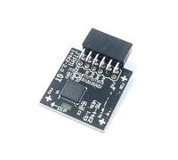 TPM 2.0 LPC SPI Module 12 Pins-1 with Infineon SLB9670 Upgrade Windows 11 for Motherboard for MSI for B550 Gaming WIFI/B650 Gaming PLUS/B650M Gaming Plus WIFI/B550-A PRO/B650M Bomber WiFi