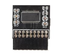 TPM 2.0 Module 18Pin TPM Module System Components Motherboards LPC Interface Stable High Safety Resistant Material LPC Module for Asrock Motherboard Above DDR3