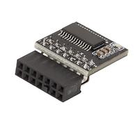 TPM 2.0 Module 2x7P 14 Pin 2mm Space Stable Performance TPM For System Security Module, Safe Encrypted Storage, Inbuilt Memory, Wide C Atibility