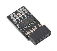 TPM 2.0 Module for Win11 - Standard PC Architecture, Enhanced Security, LPC Interface, 12-Pin, Compatible for AMD B550/B450/B460 Motherboards