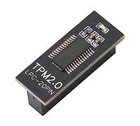 TPM 2.0 Module LPC Interface, 20Pin Module Motherboard Compatible with TPM2.0 Remote Card Encryption Security Board Electronic Component, for 2.0 System, GIGABYTEplatform