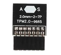 TPM 2.0 Module, PCB 14Pin 2.0 Encryption Security Module Replacement, Computer Components Fit for Motherboard Fit for