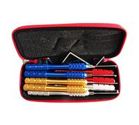 TPM Go 10Pcs Dimple Lock Pick Kaba Lock Opener Locksmith Tool,Colorful Kaba Lock Tools