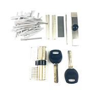 TPM Go AB Kaba Lock Tin Foils Tools,Locksmith Fast Pick Tools Dimple Kaba Lockcylinder Opener (Tool with Lock)