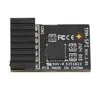 TPM2.0 Module with SLB 9670, 14Pin Encryption Security, Standalone Processor for ASUS Motherboards, for WINDOWS 7 64bit, for WINDOWS 8.1 64bit, for WINDOWS 10, for WINDOWS 11,