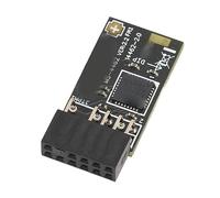 TPM2.0 Module with SLB 9672 for Motherboards 12-1 Pin Security Module Standalone Encryption Processor SPI Interface for 10 11 Compatible Devices Black PCB 0.5 X 0.85in
