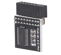 TPM2.0 Security Module, TPM Safe Independent Encryption Processor 18pin for ASROCK Motherboard LPC Card for WIN11 Upgrade Test Black