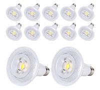 TPMAFF LED Bulbs, Par20 9W-750 LM,Par30 15W-1200 LM,Par38 18W-1450 LM,Dimmable,E26/E27 Base,Recessed LED Light Bulbs For Indoor And Outdoor Flood Lights,Spotlight(12-Pack)