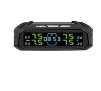 Tpms 8 Bar Car Tire Pressure Monitoring System 4 Wheel Tpms Sensors Time Display Type Temperature Watches 0~116Psi(K10-External)