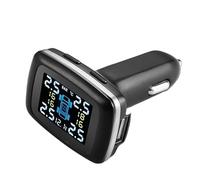 Tpms Smart Wireless Car Tire Pressure Monitor Alarm System 4 Wheel Type Sensors Auto Digital Display And Temperature(K08-External Sensor)
