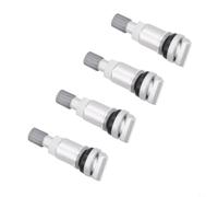 TPMS Tire Pressure Sensor Valve Repair Kit 4x Compatible with For Jaguar and For Land Rover, Metal Replacement Parts for Front, Rear, Left, and Right Positions